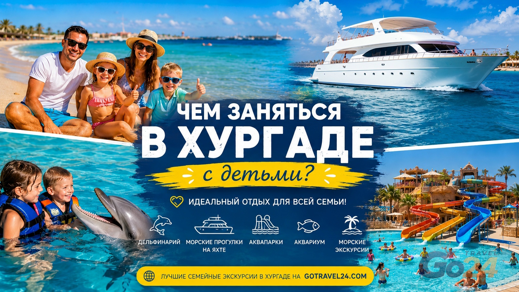 Хургада с детьми — семейный отдых и экскурсии в Египте