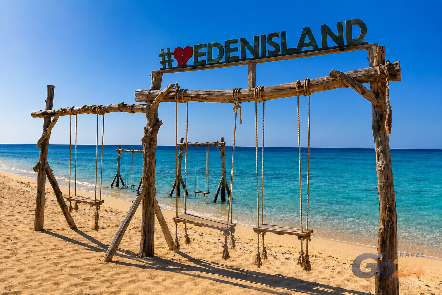 Остров Eden в Хургаде — пляж, песок и морская экскурсия на остров Гифтун