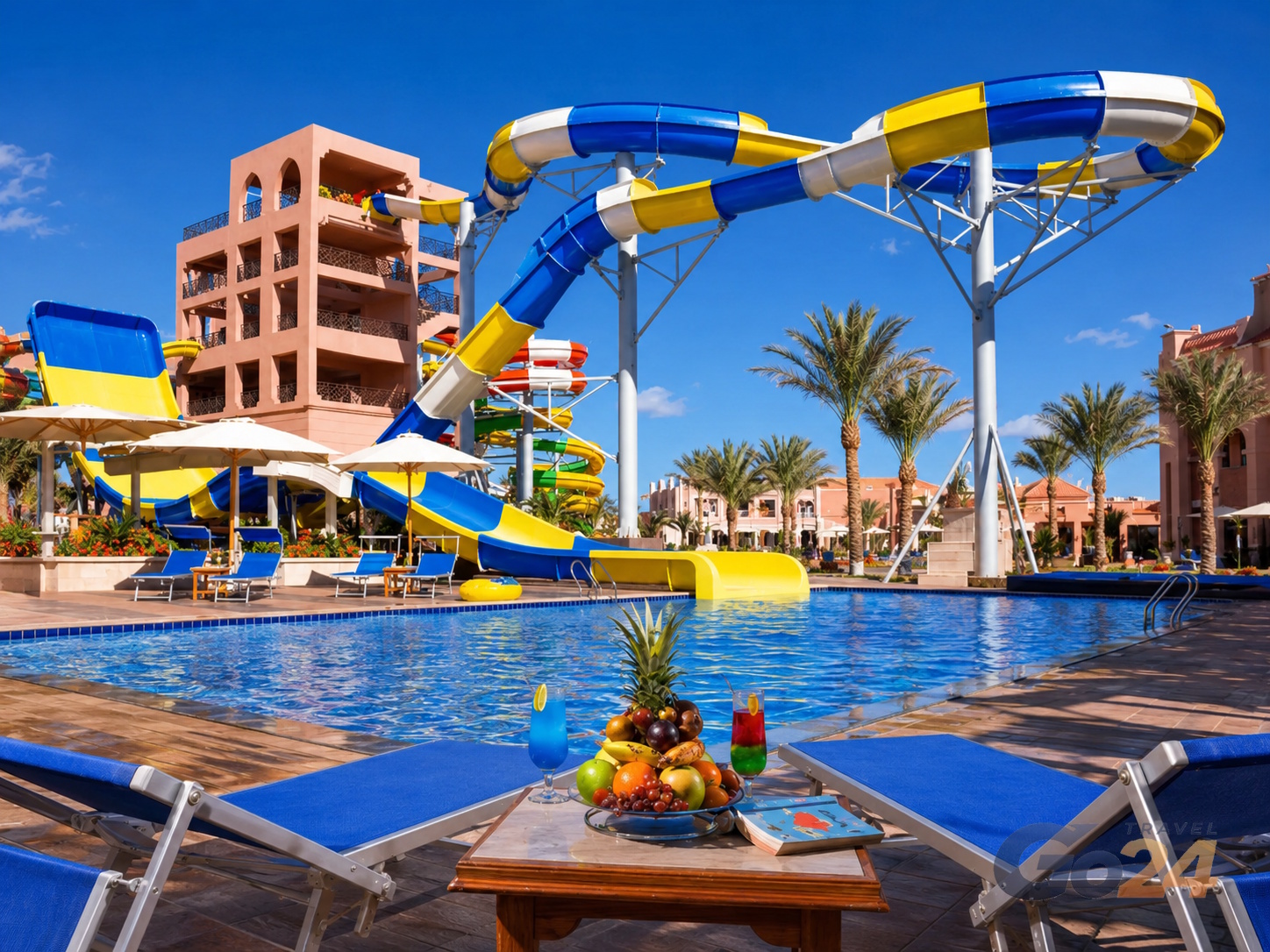 Аквапарк Albatros Aqua Resort в Шарм-эль-Шейхе - водные горки и бассейны