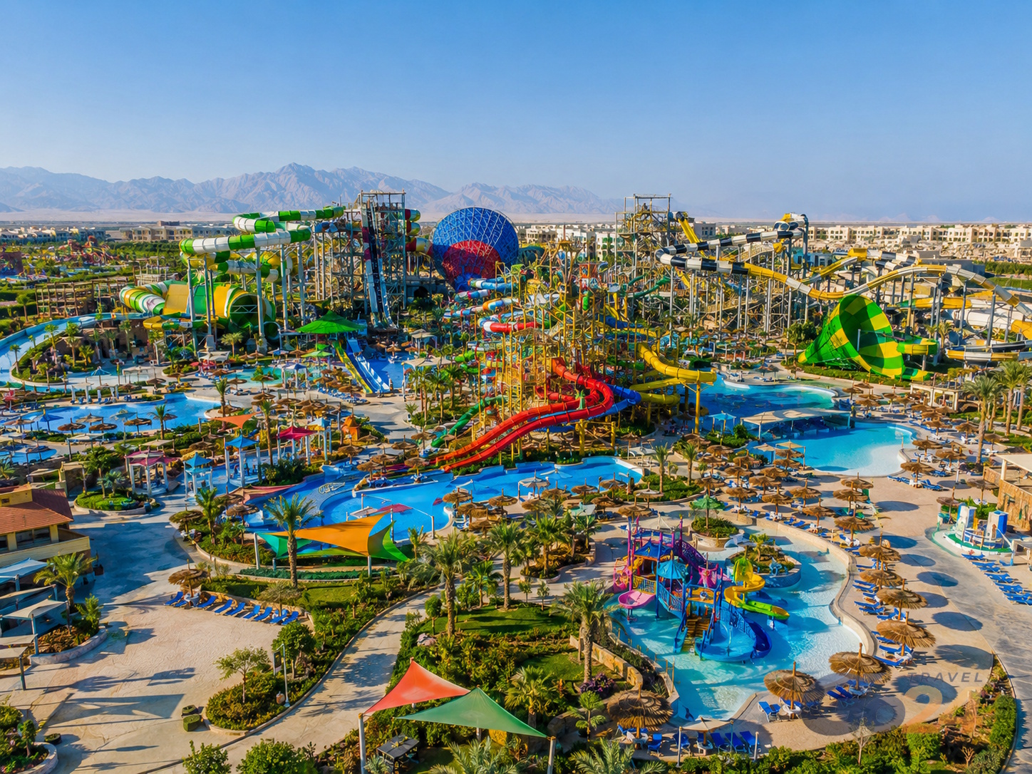 Аквапарк Albatros Aqua Resort в Шарм-эль-Шейхе - водные горки и бассейны