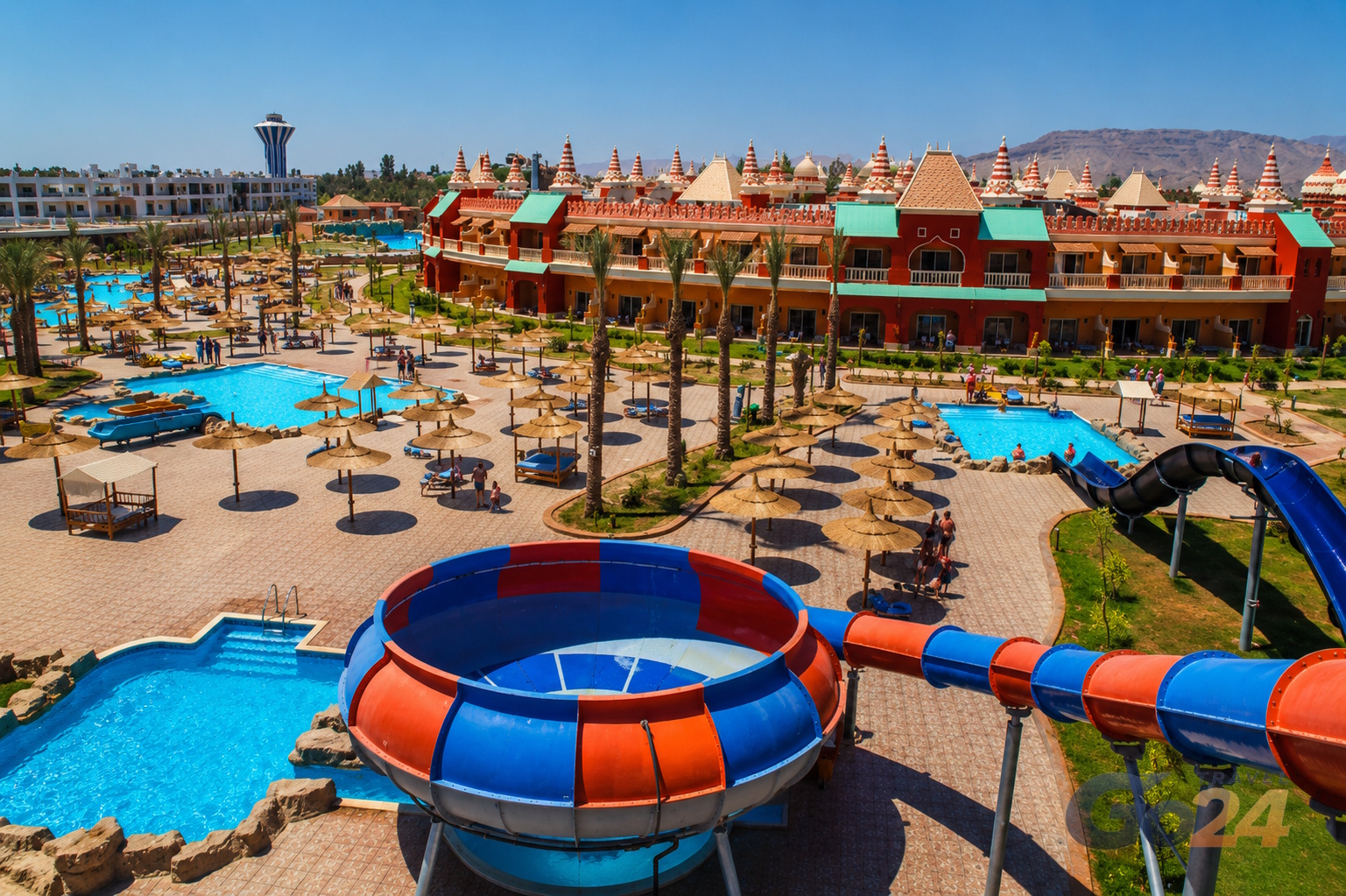 Аквапарк Albatros Aqua Resort в Шарм-эль-Шейхе - водные горки и бассейны