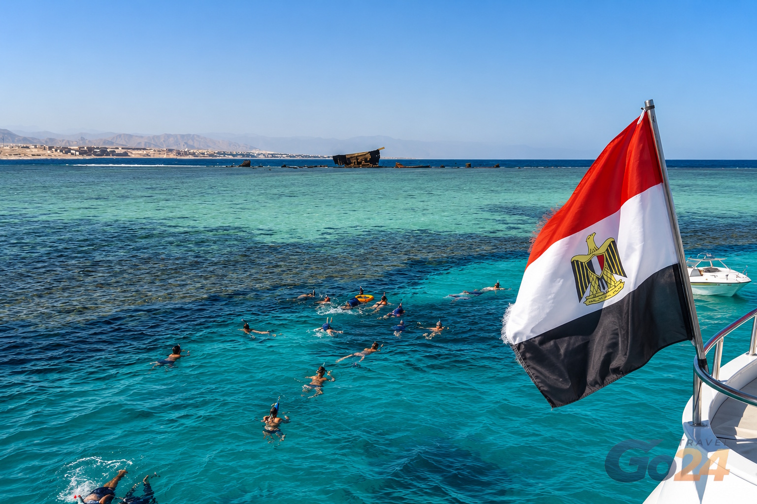 Остров Тиран на яхте — морская экскурсия из Шарм-эль-Шейха