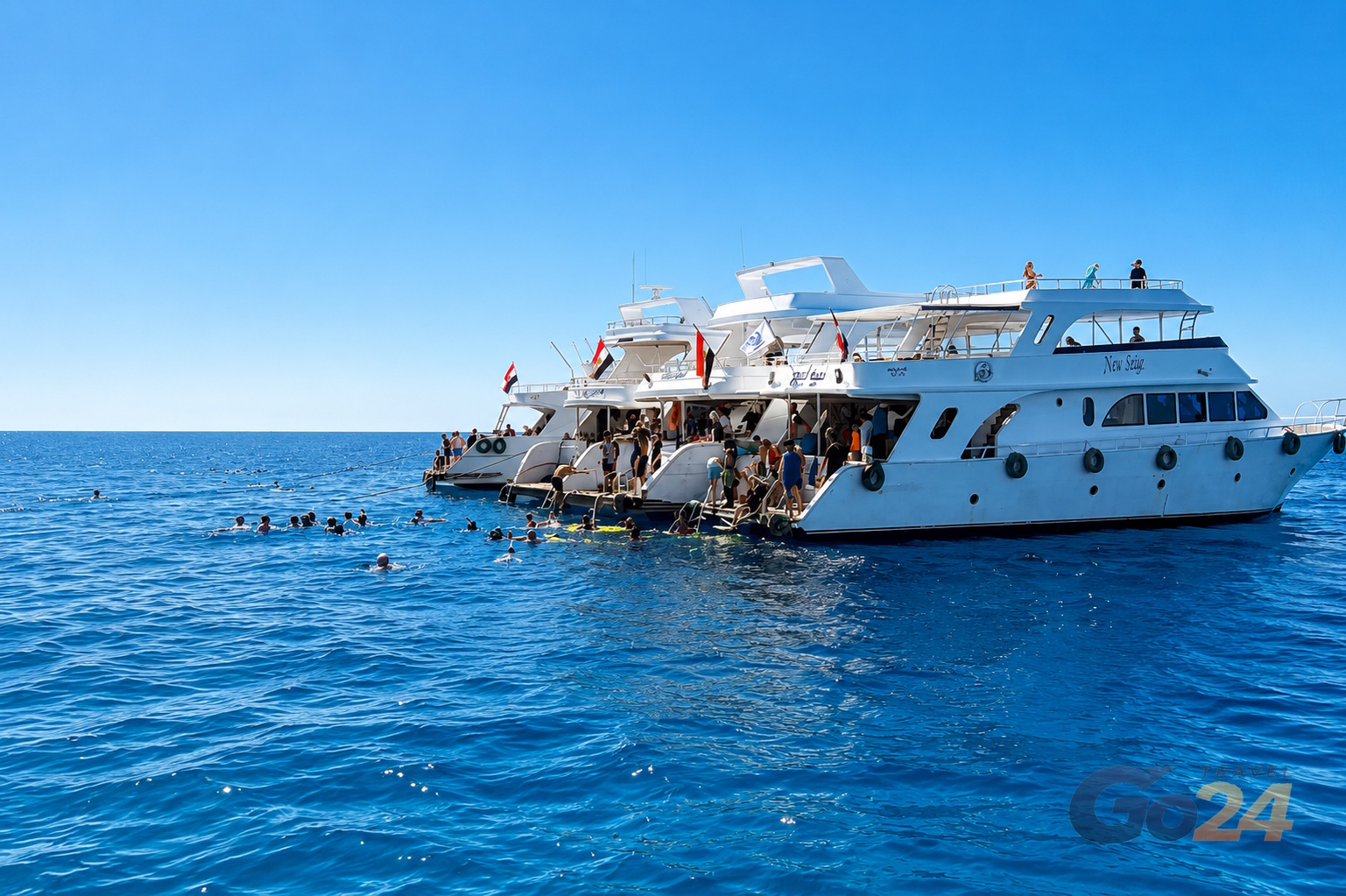 Остров Тиран на яхте — морская экскурсия из Шарм-эль-Шейха