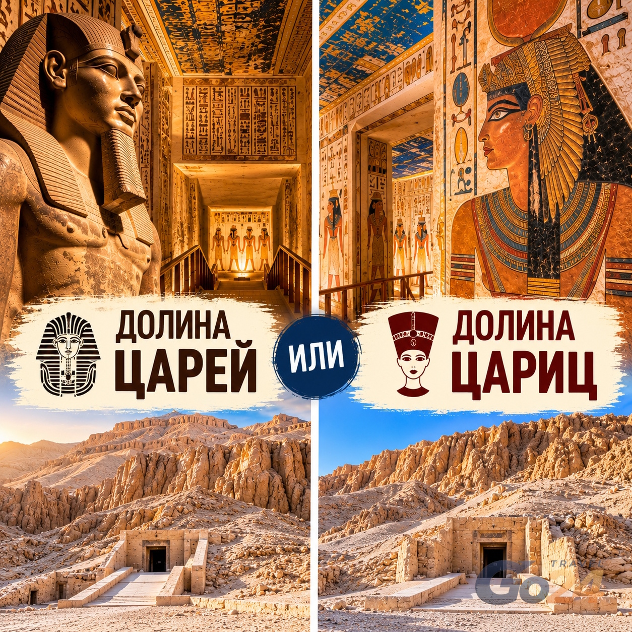 Долина Царей или Долина Цариц — что выбрать для экскурсии в Луксор